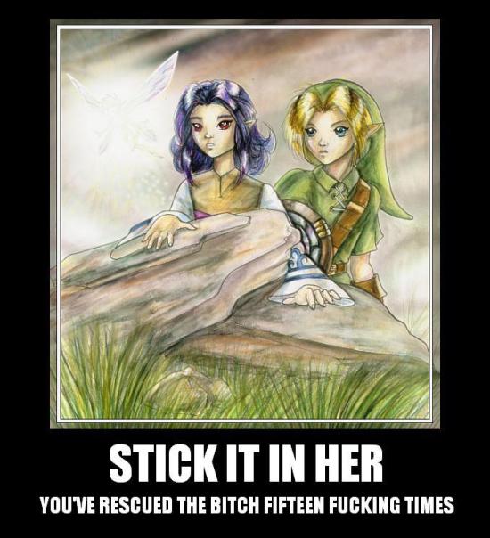 Link Zelda Stick It